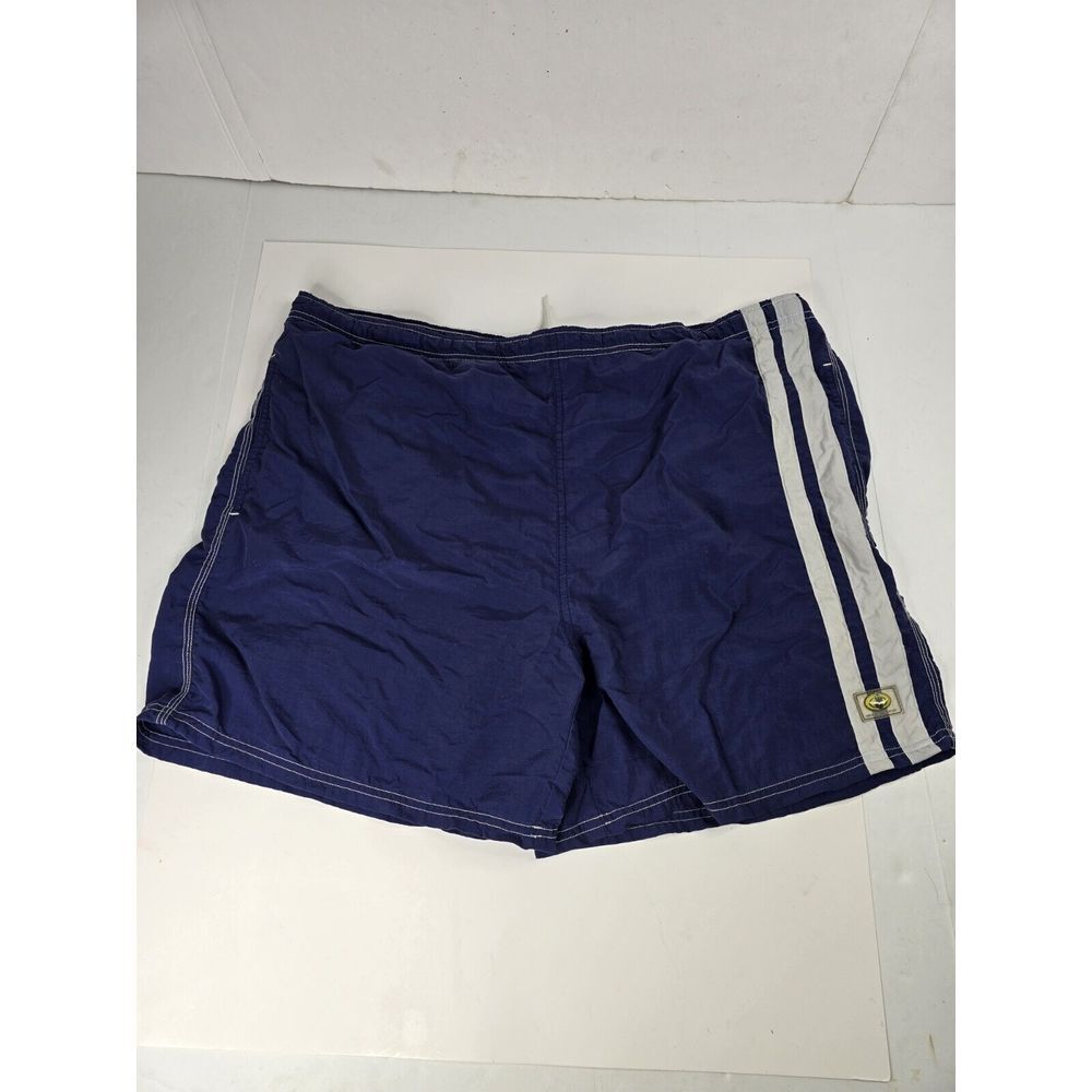 Vintage Body Glove Swim Trunks Adult XL Blue Swimsuit Shorts Beach Pool‎ 90s